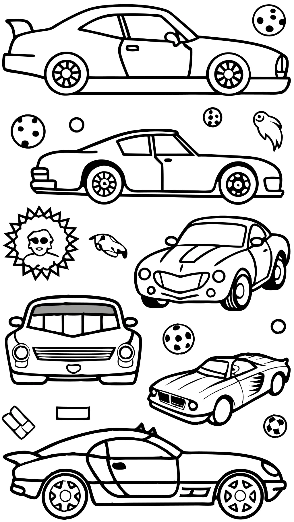 coloring pages printable cars